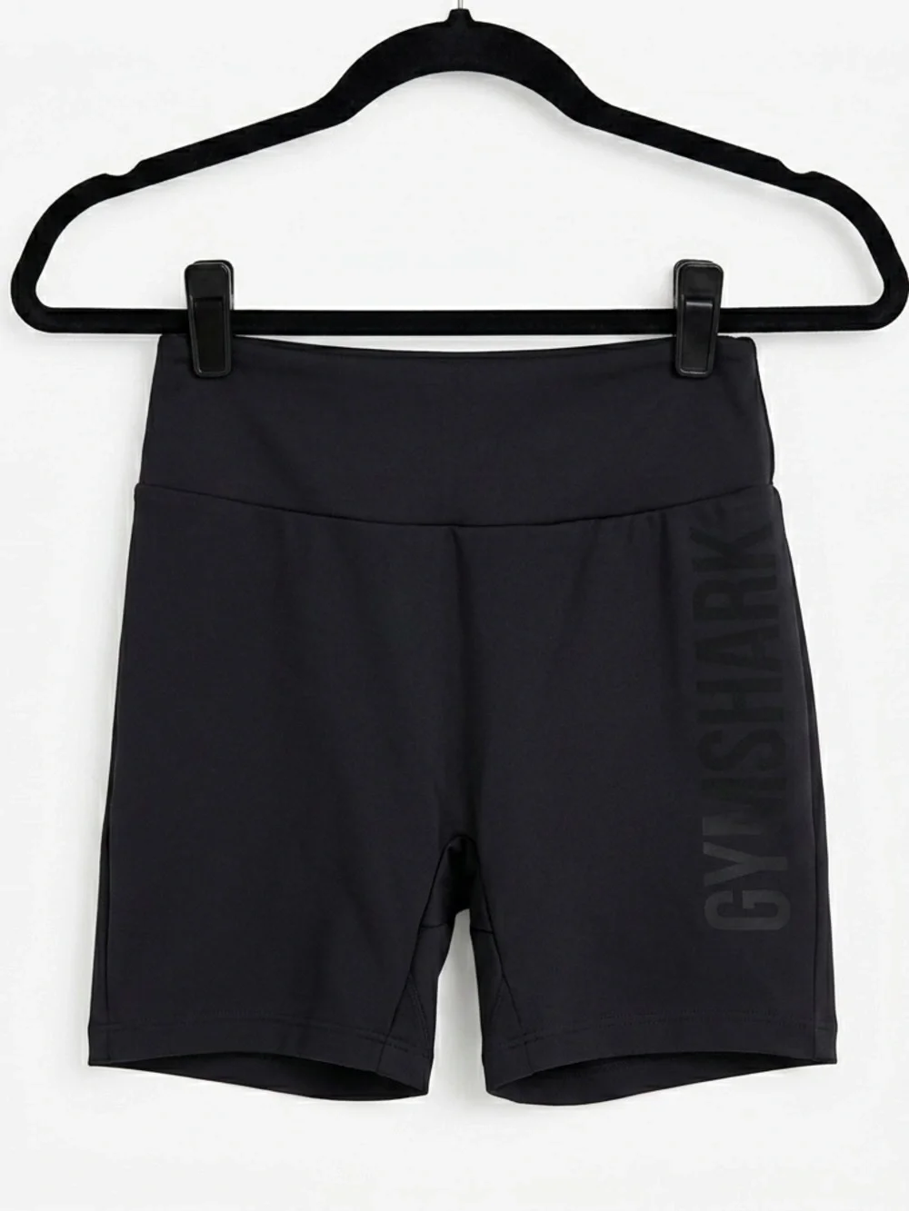 Gymshark Black High-Rise Scrunch Butt Bike Shorts Small - Picture 2 of 7